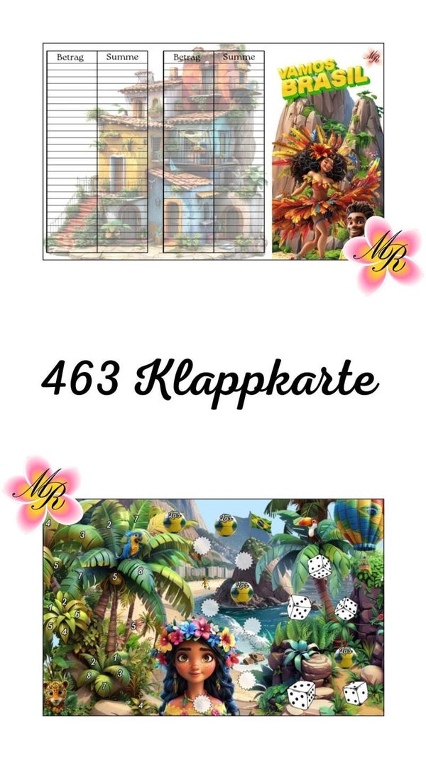 Klappkarte 463 Brasilien