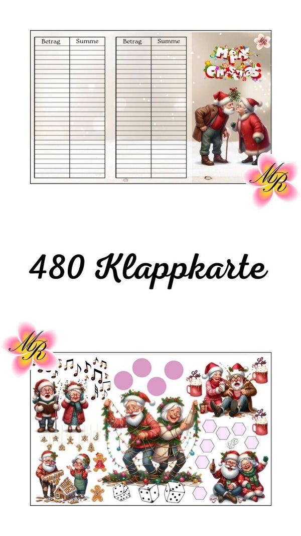 Klappkarte 480 Merry Christmas