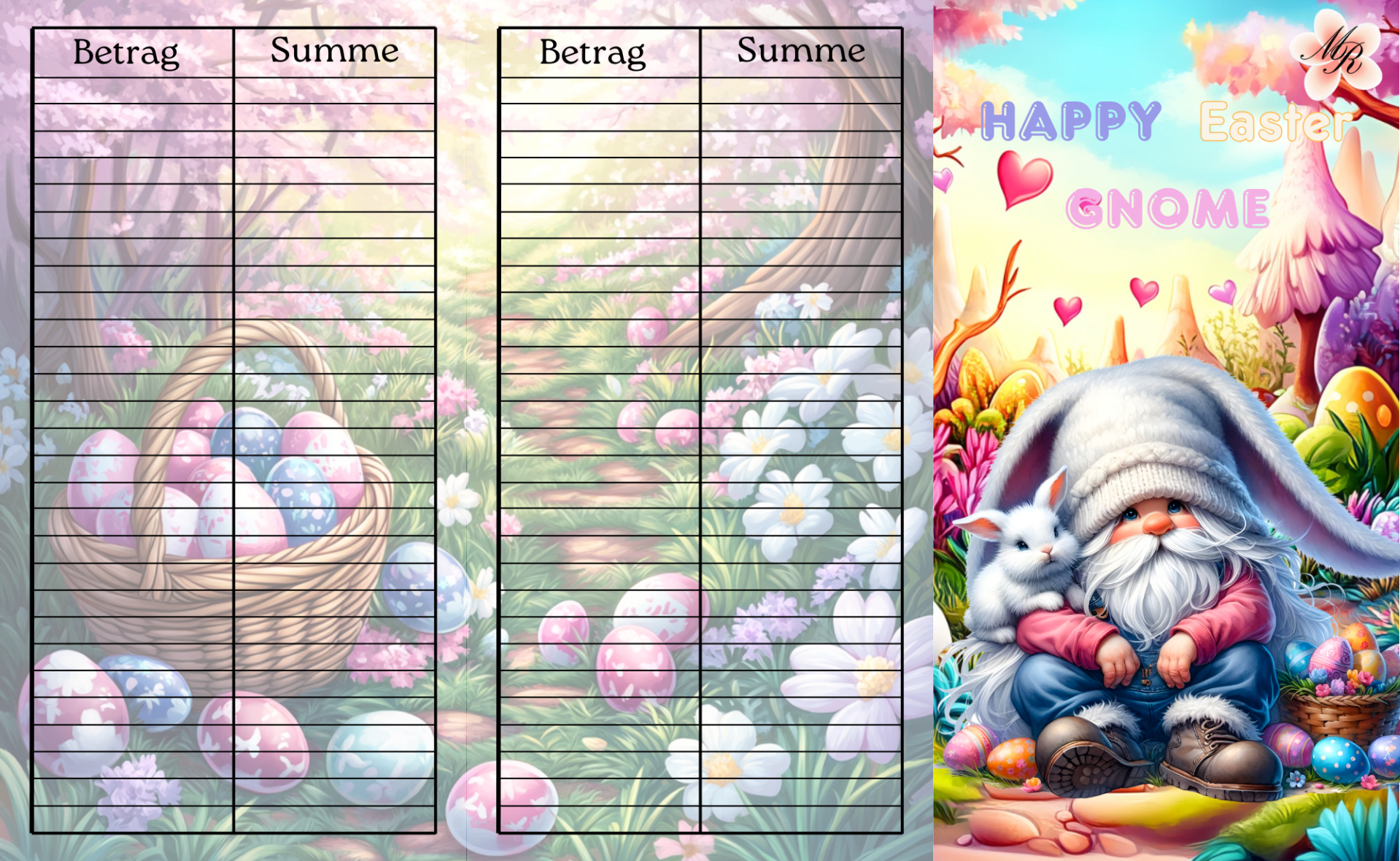 Klappkarte 604 Happy Easter Gnome