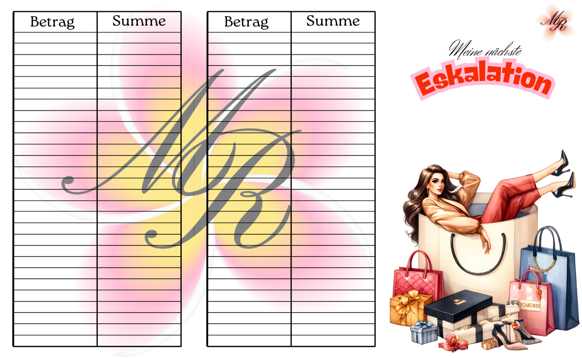 Klappkarte 606 Meine nächste Eskalation