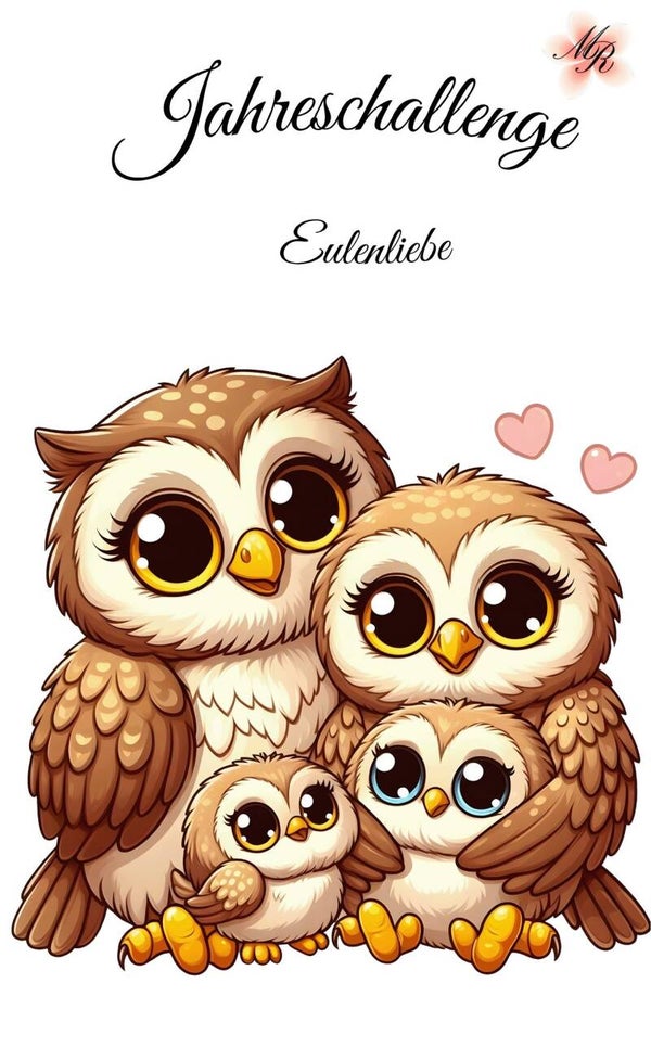 A6 Jahreschallenge 594 Eulenliebe