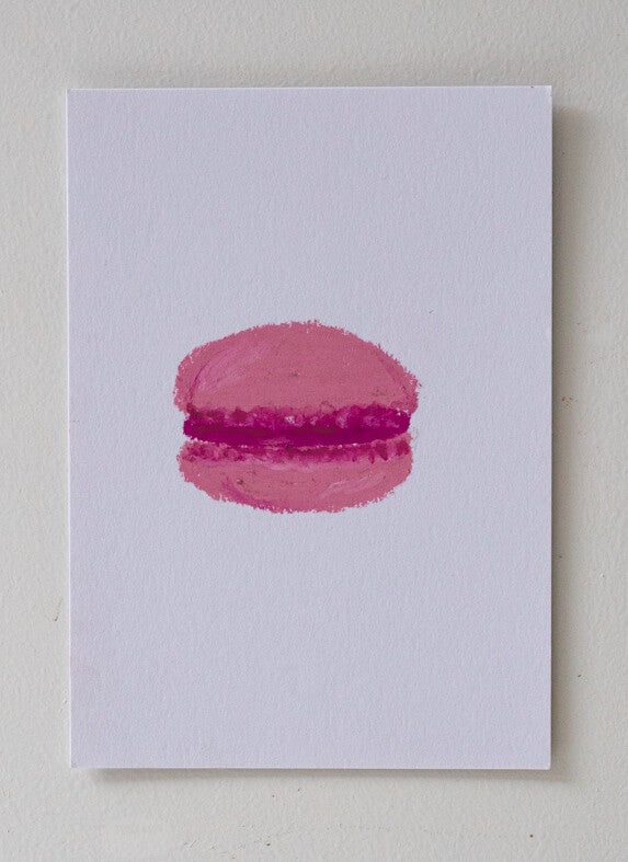 Roze macaron
