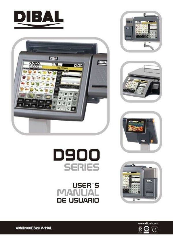 MANUAL BALANAZA DIBAL D-900