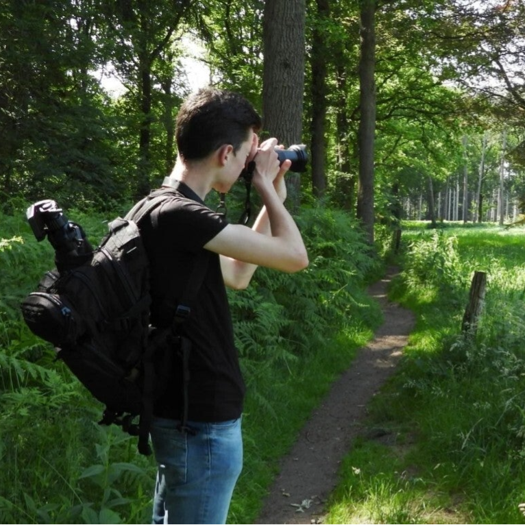 Foto van Gijsbert Bos uit het artikel van de Barneveldse Krant - Gijsbert Bos Fotografie
