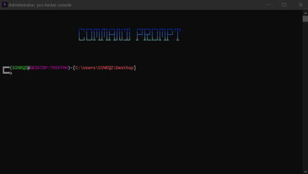 🌟 Verbesserte CMD – Nur für Windows! 🌟 [Source Code]