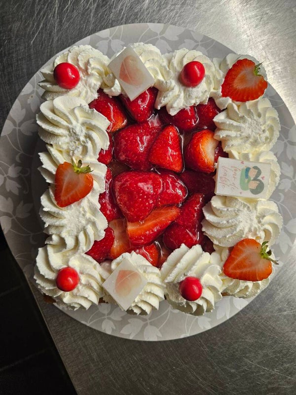 moederdag aardbeitaart