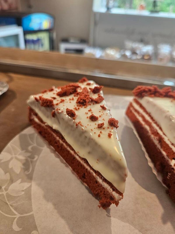 red velvet gebakje