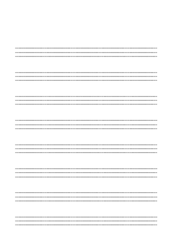 Trigramma didattico per BATTERIA e PERCUSSIONI - (formato A4)