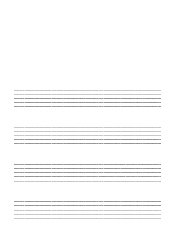 Pentagramma didattico QUARTETTO - (formato A4)