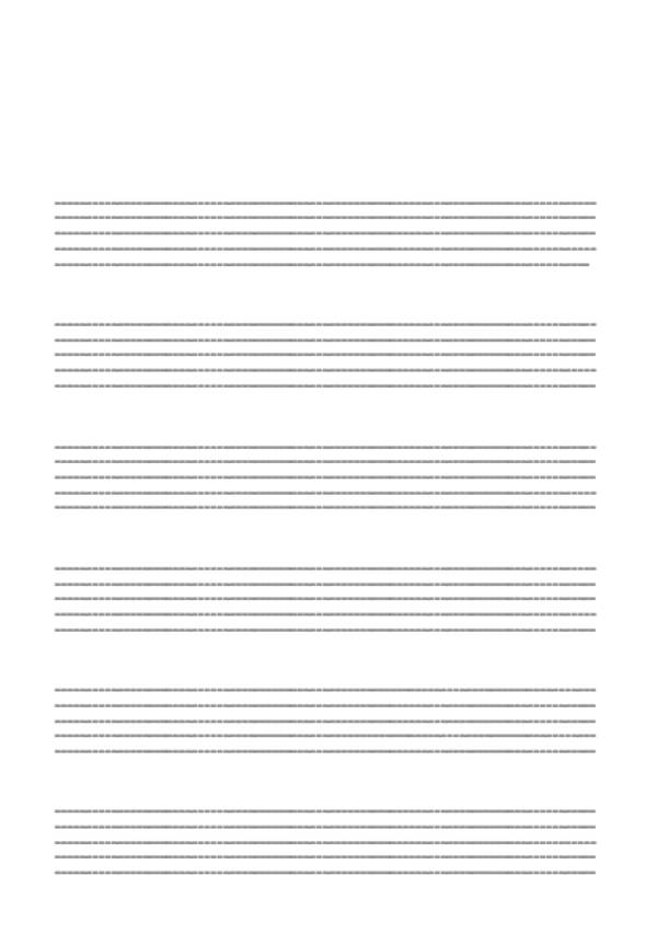 Pentagramma didattico SESTETTO - (formato A4)