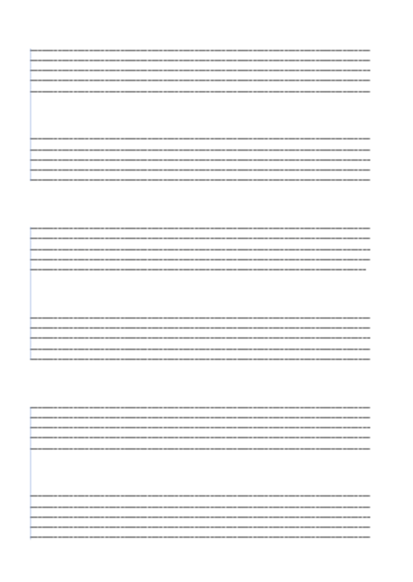 Pentagramma didattico DUETTO , 3 sequenze - (formato A4)