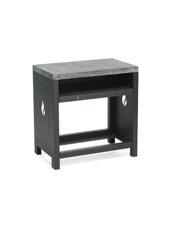 Meuble pour plan de travail 80cm- tôle noir - SP006 - Braai sud-africain Braaimaster