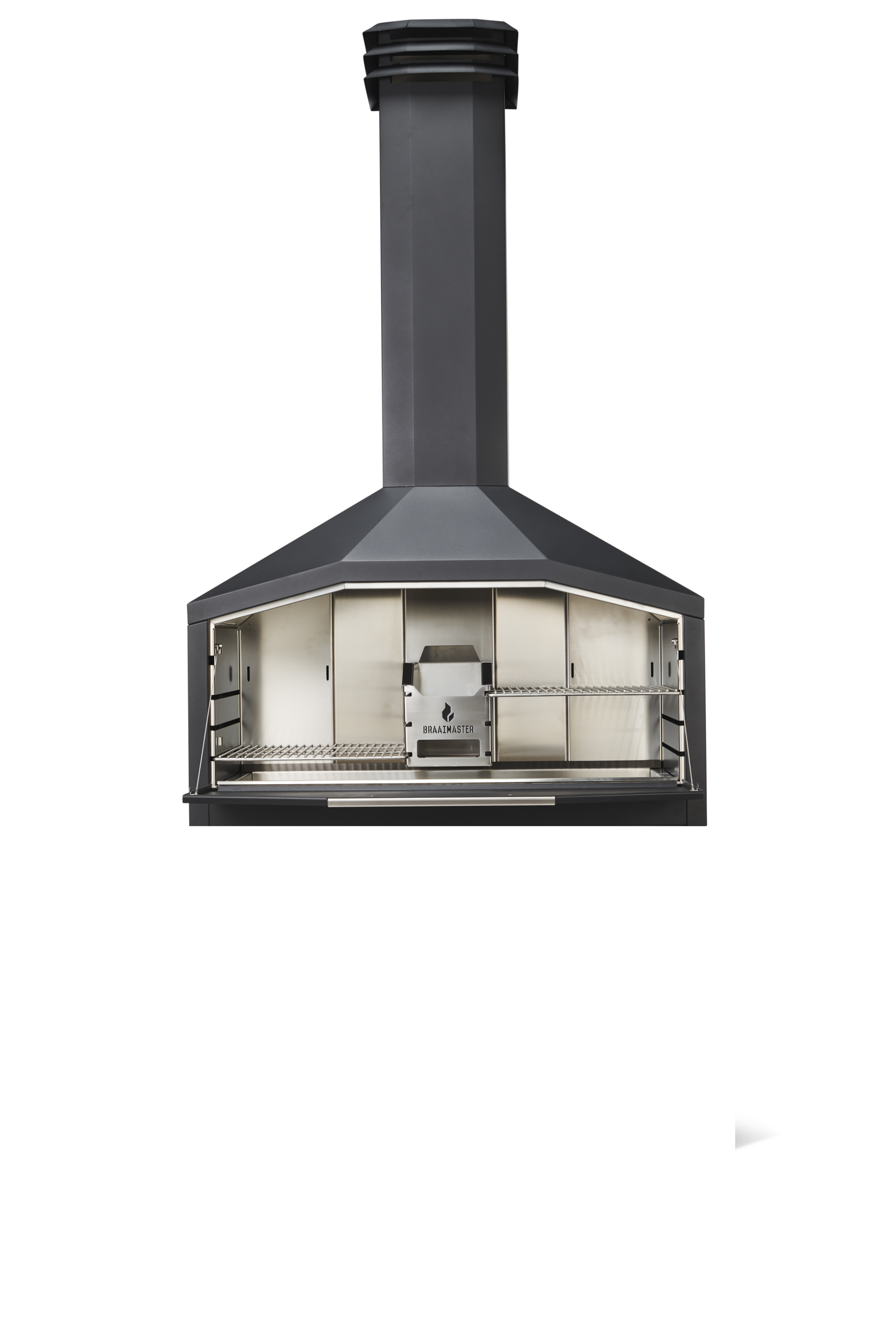 Barbecue Braai à poser 120cm_Inox_Braaimaster sans meuble