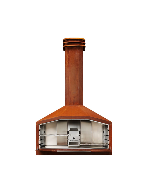 Braaimaster FS Duo Corten - Braai sans meuble