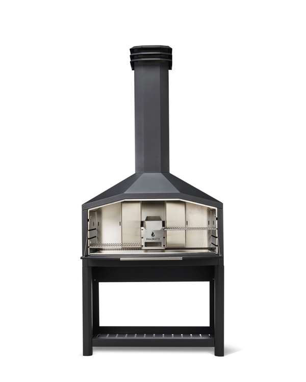 Braaimaster FS Duo pret à poser - Inox Black double paroi