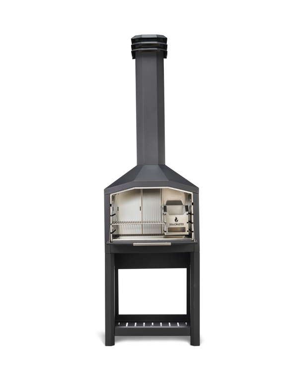 Braaimaster FS Single prêt à poser - Inox Black double paroi