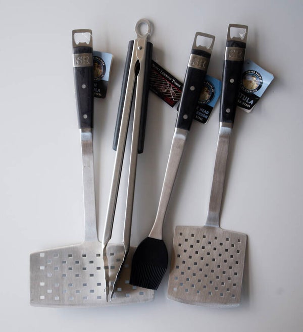 Set de 4 ustensiles pour barbecue