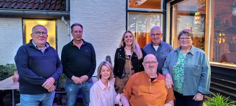 Dorpsbelangen de Lutte afscheid Joost en Ben