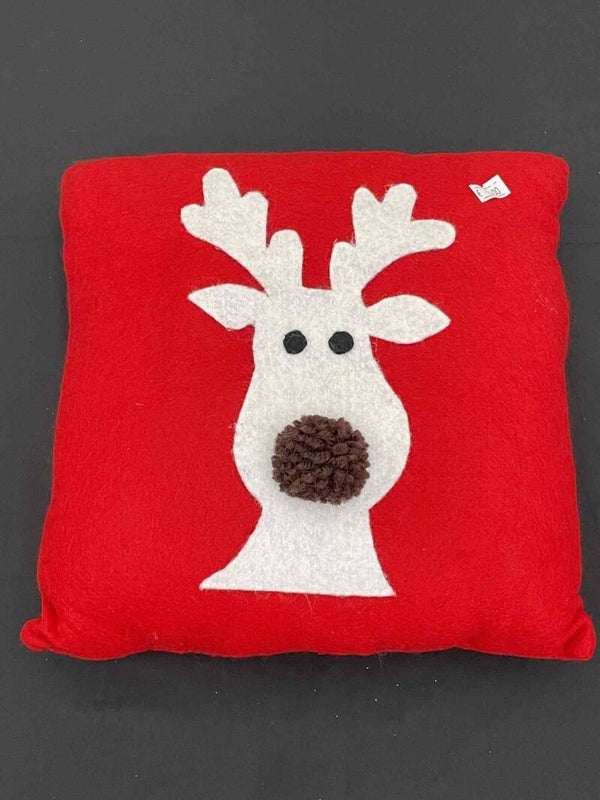 Vilten kerstkussen