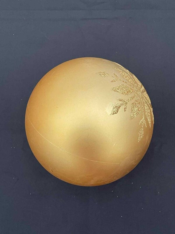Kerstbal XL goud 15 cm