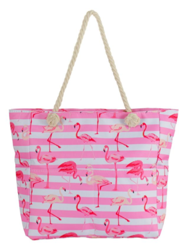 Strandzak flamingo
