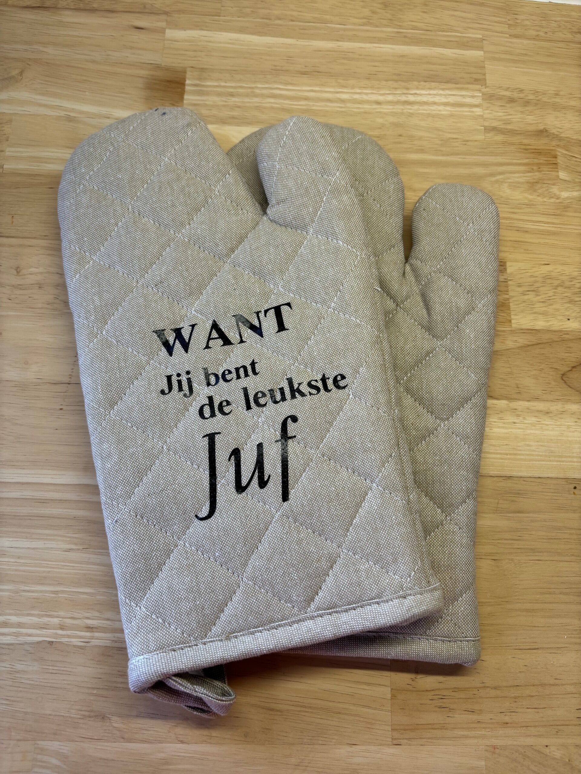 Ovenwant: WANT jij bent de leukste juf