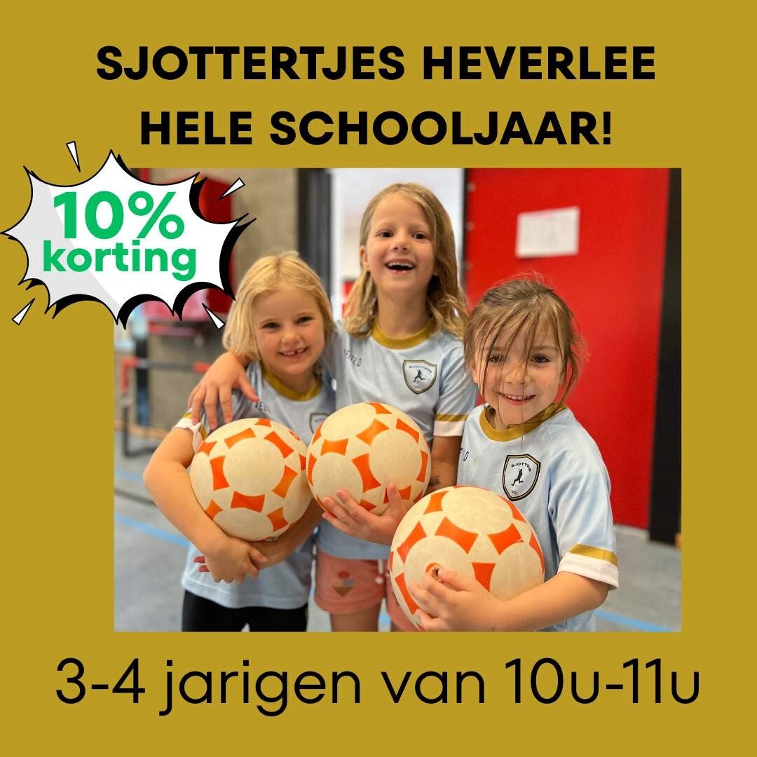 2026/2027 Sjottertjes Heverlee (3-4 jaar) 10u - 11u  hele schooljaar