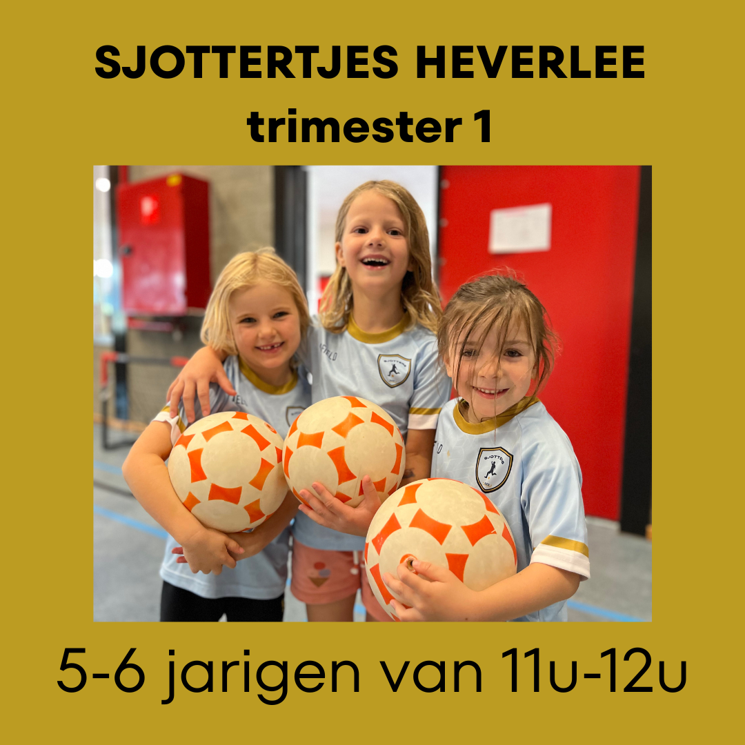 2026/2027 Sjottertjes U6 Heverlee (5-6 jaar) 11u-12u trimester 1
