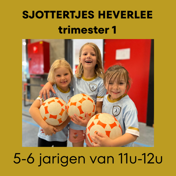 2026/2027 Sjottertjes U6 Heverlee (5-6 jaar) 11u-12u trimester 1