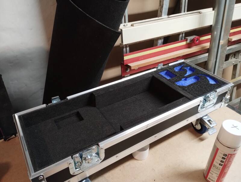 graafmachine schaalmodel flightcase 5