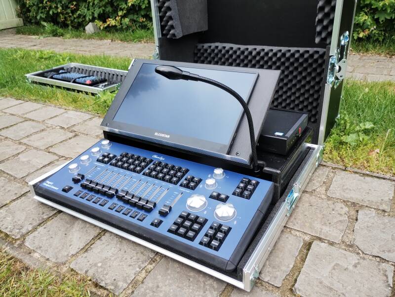 regie lichttafel flightcase