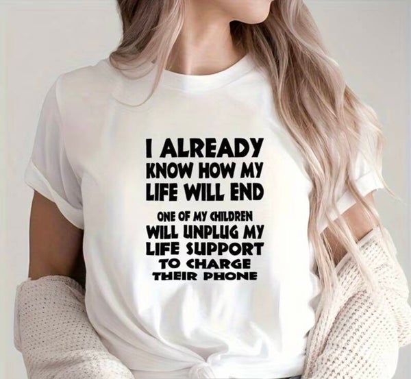 Tshirt met bedrukking
