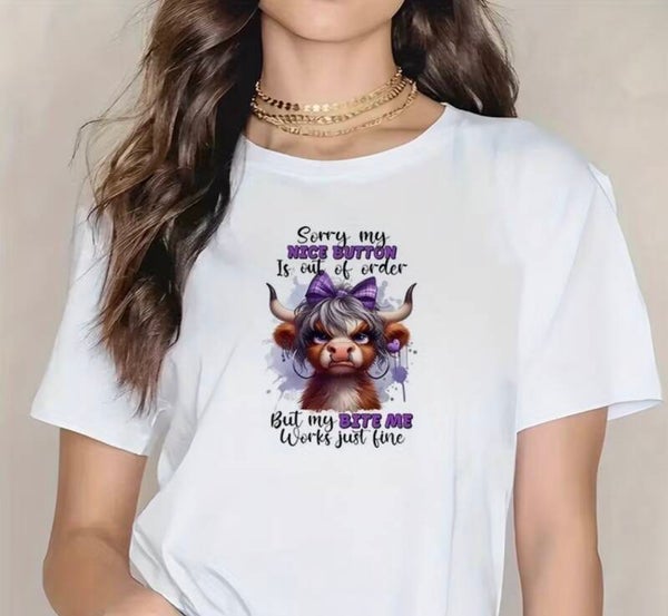 Tshirt met bedrukking