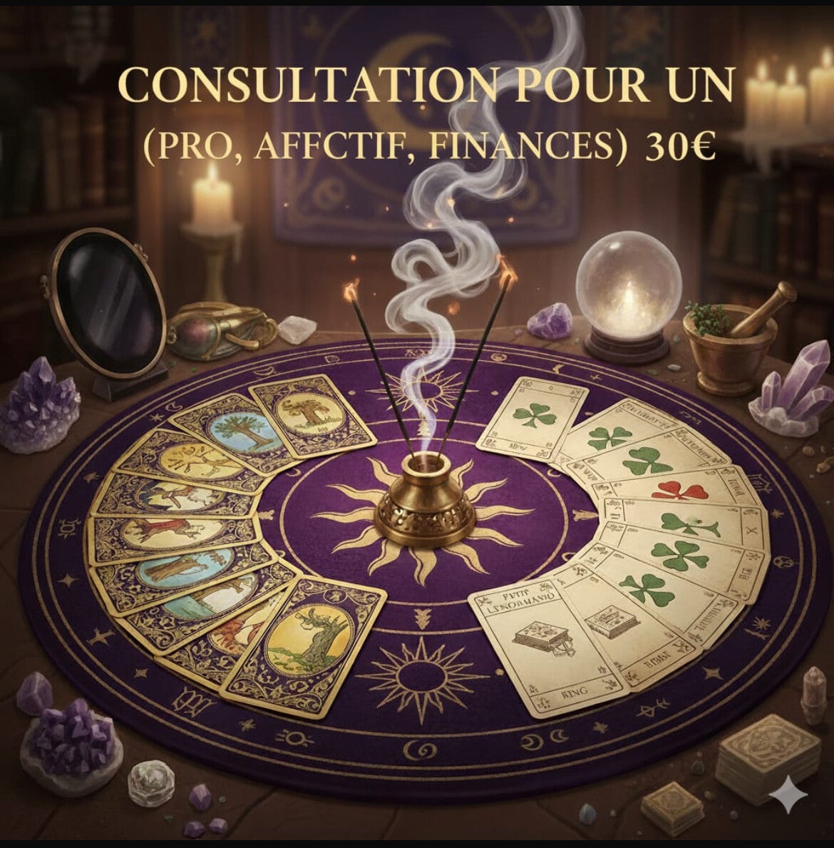 Consultation pour un tirage pro affectif finances