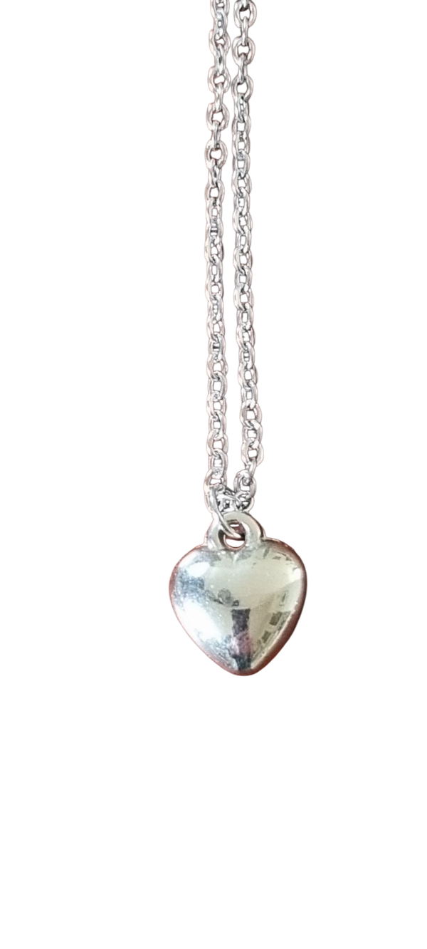 Zilverkleurige kettinkjes met diverse bedels