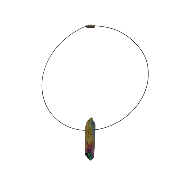 Quarts op zwarte spang