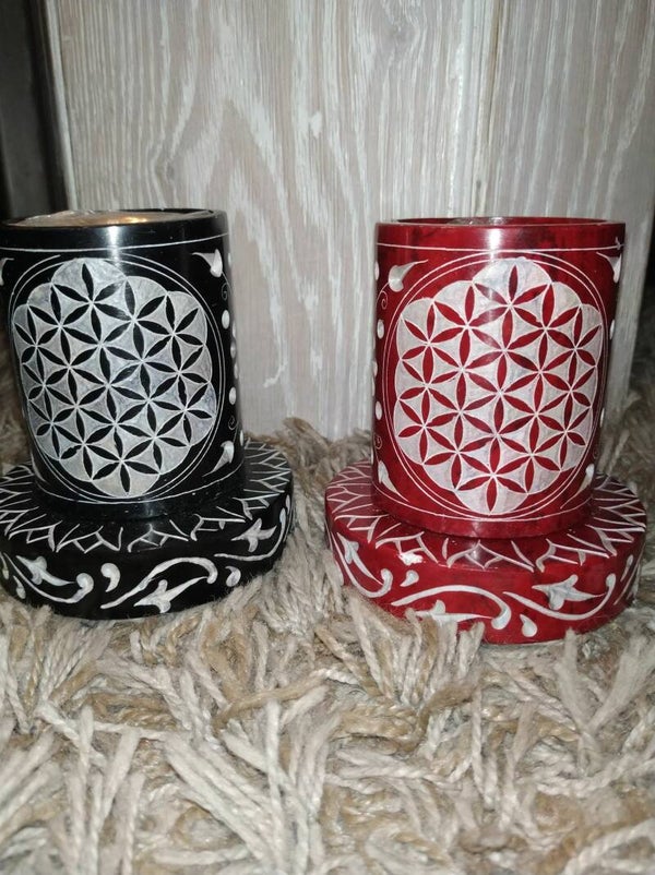 Levensbloem zeefbrander