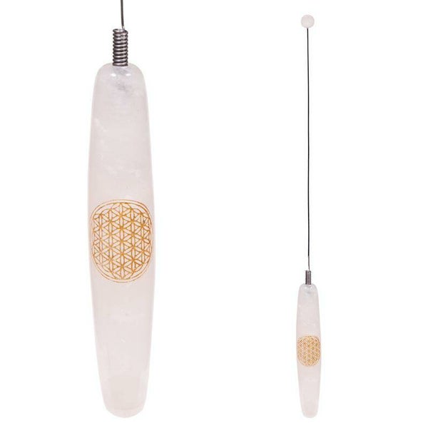 Biotensor rozenkwarts met Bloem des Levens