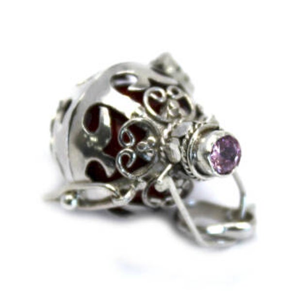 Zilveren engelenbel - verleiding - 16 mm