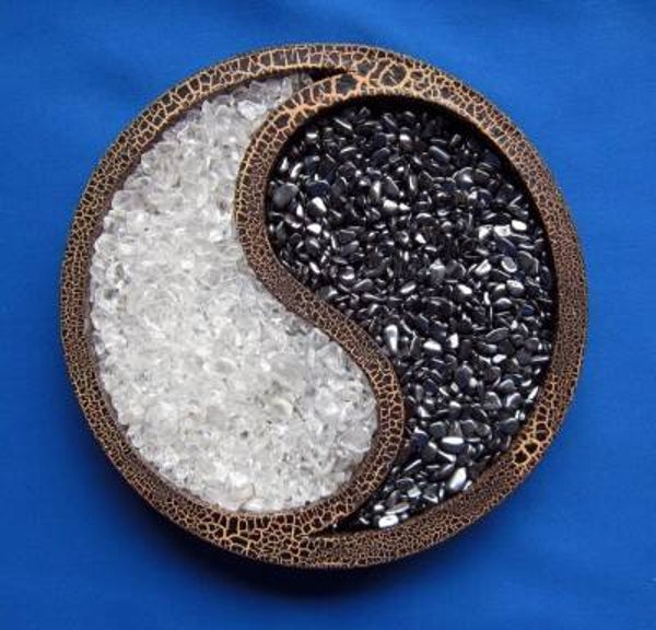 Yin Yang oplaadset bruin