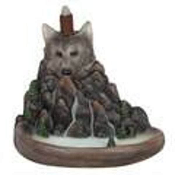 Grijze wolf backflow