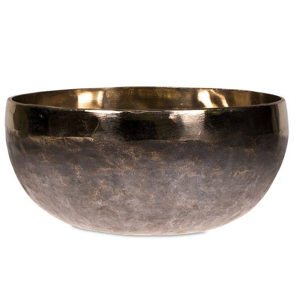 Klankschaal Ishana zwart/goud  300-375 g; 10-11 cm