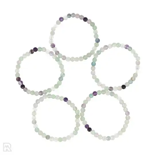 armband KIND fluoriet 4mm