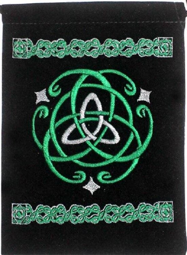 tarot zakje fluwelen tasje triquetra