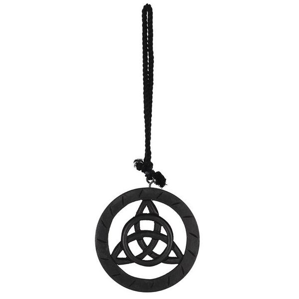 Zwart houten Triquetra