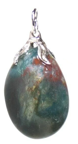 Heliotroop (Bloedsteen) Edelsteenhanger – Bescherming, Energie & Balans