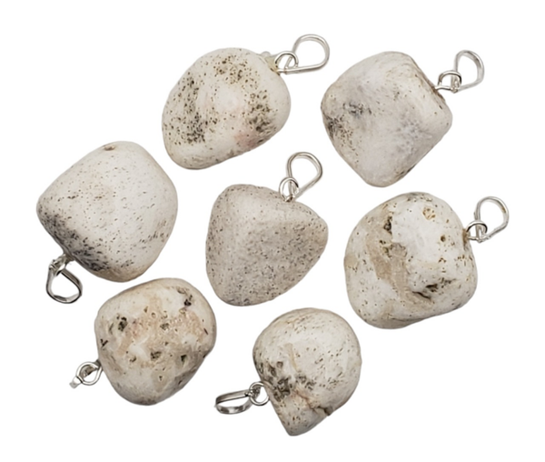 Scoleciet Hanger – Zeldzaam Mineraal uit India – Inclusief Ketting