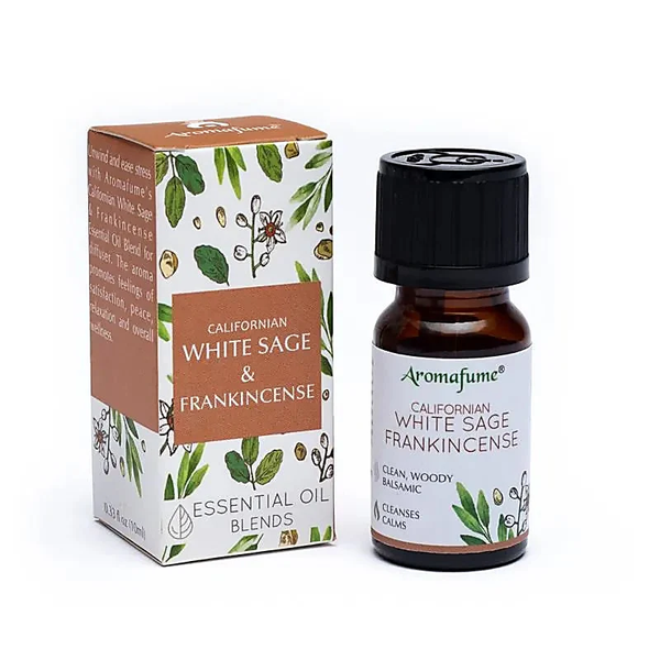 Aromafume etherische olie witte salie & frankincense – 10 ml – Spirituele verdieping