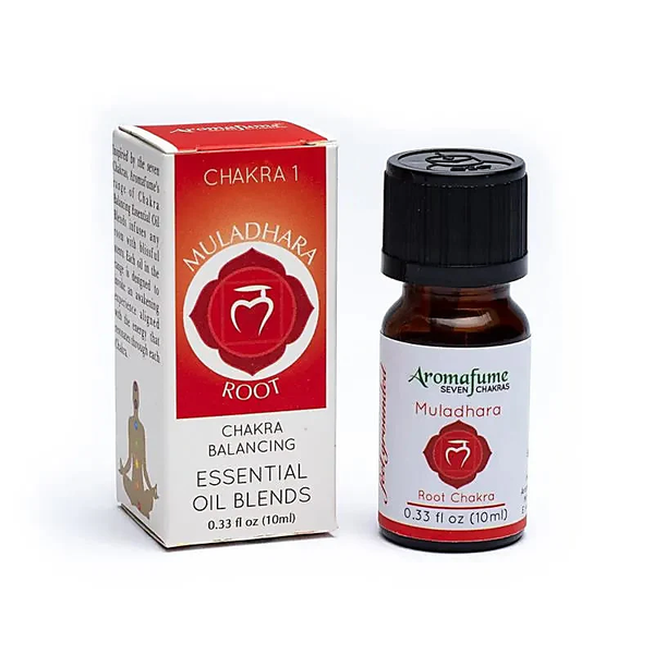 Aromafume etherische olie Muladhara – 1e chakra (wortel) – 10 ml