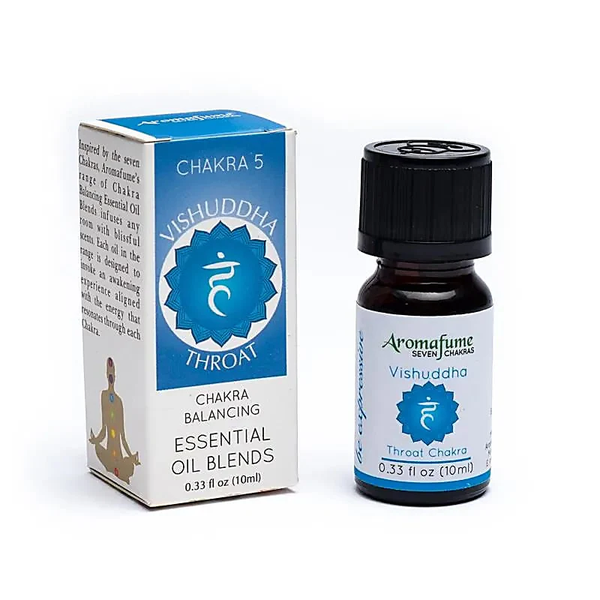 Aromafume etherische olie Vishuddha – 5e chakra (keel) – 10 ml